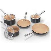Ninja Extended Life Ceramic 5-Piece Frying Pan & Saucepan Set Cw95005Eui