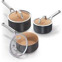 Ninja Extended Life Ceramic 3-Piece Saucepan Set Cw93003Eui