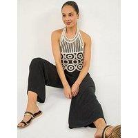Roman Petite Crochet Detail Jumpsuit