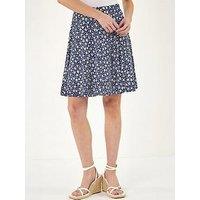 Roman Ditsy Floral Skater Skirt