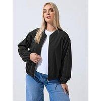 Yours Curve Zip Bomber Jacket