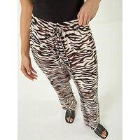 Roman Petite Zebra Print Trouser