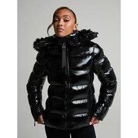 Zavetti Canada Womens Virnaro Slimline Puffer Jacket - Black