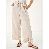 Roman Petite Embroidered Hem Trouser