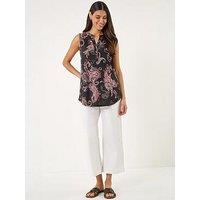 Roman Paisley Puff Print Vest Top