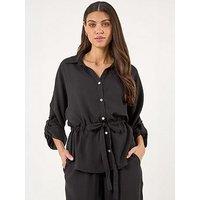 Roman Safari Tie Front Jacket