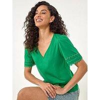 Roman Dusk Ric Rac Trim T-Shirt