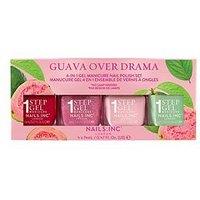 Nails Inc Nails Inc It'S Topless Gauva Over Drama 4-In-1 Gel Manicure Nail Polish Set, 4 Piece Set