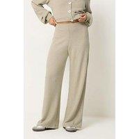 Pixiegirl Petite Soft Touch Wide Leg Trousers - Green