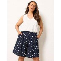 Yours Curve 2 Pack Gingham Shorts
