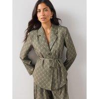 The Very Collection Womens Main Collection Geometric Print Relaxed Co-Ord Jacket - Print