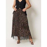 Yours Curve Harem Leopard Print Trousers Short