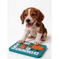 Living And Home Interactive Dog Puzzle Slower Feeder Toy With Non-Slip Bottom, 29Cm W X 19Cm D X 2.2Cm H