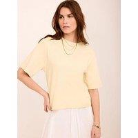 Mint Velvet Yellow Ultimate Cotton T-Shirt