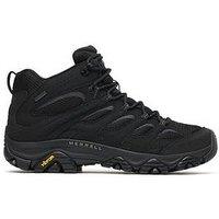 Merrell Mens Moab 3 Synthetic Mid Goretex Hiking Boots - Black