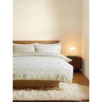 Made Avery Geo Duvet Set Green