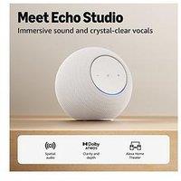 Amazon Echo Studio (2025 Release) - Glacier White