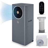 Swan Nordic 9,000 Btu 3-In-1 Air Con, 26L Dehumidifier & 3 Fan Modes, Grey
