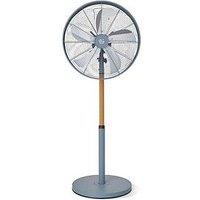 Swan Nordic 16-Inch Pedestal Fan With 4 Power Levels, Grey