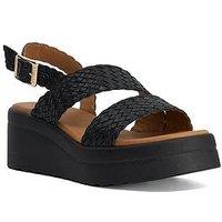 Dune London Wf Kerbie Dune Ladies Wide Fit - Black