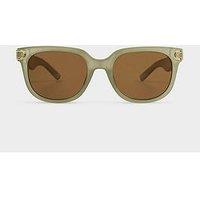 Katie Loxton Manhattan Sunglasses- Frosted Green Transparent