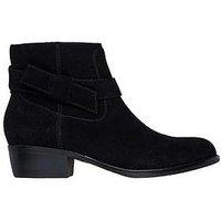 Skechers Texas Rodeo Night Chelsea Pull On Bootie With Memory Foam - Black