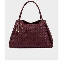 Katie Loxton Nova Hand Woven Large Shoulder Bag- Cherry Mixed.