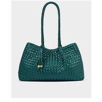 Katie Loxton Nova Small Shoulder Tote- Palm Green