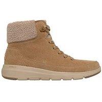 Skechers Glacial Ultra Tahoe Suede Lace-Up Boots - Brown