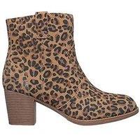 Skechers Taxi Western Way - Mush , Lpd - Leopard Textile
