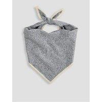 The Very Collection Tipping Edge Triangle Scarf - Grey