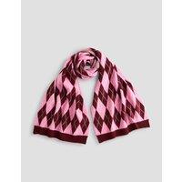 The Very Collection Womens Supersoft Brushed Argyle Scarf