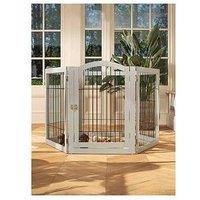 Lords And Labradors L &L Wooden Puppy Play Pen Grey