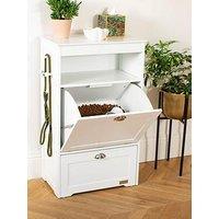 Lords And Labradors L &L Wooden Pet Feeding Station White