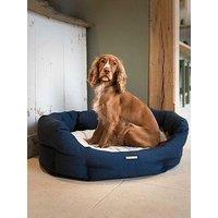 Lords And Labradors Lords & Labradors Essentials Twill Oval Bed Denim S - Small