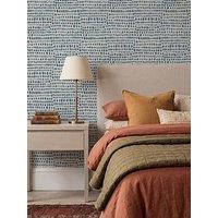 The Very Collection Tribal Dot Blue Wallpaper