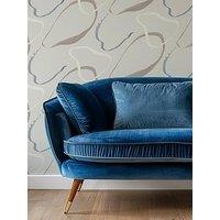 The Very Collection Abstract Lines Blue Wallpaper