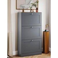 Vida Designs Altino 3 Drawer Shoe Cabinet