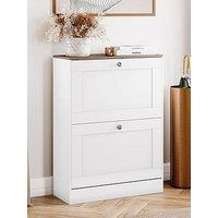 Vida Designs Altino 2 Drawer Shoe Cabinet