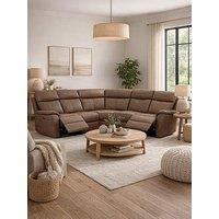 Aspire Kingsmere Leather Corner Recliner Sofa