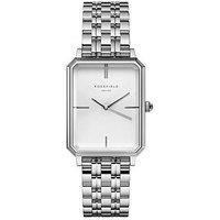 Rosefield Octagon White Dial Steel Case And Bracelet