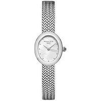 Rosefield Mini Oval Mop Dial Steel Mesh