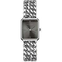 Rosefield Studio Edition 04 Grey Dial Steel Curb Bracelet