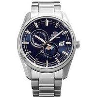 Orient Stretto Sun And Moon Blue Dial Steel