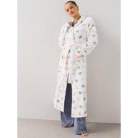 The Very Collection Breakfast Print Dressing Gown