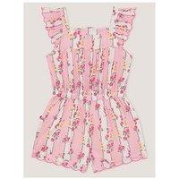 Monsoon Girls Country Charm Playsuit - Pink