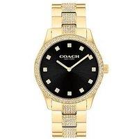 Coach Ladies Brooks Gold Ip Bracelet Watch