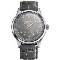 Orient Bambino 38Mm Non-Date Red Dial Brown Leather Strap