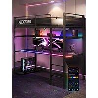 X Rocker Battlebunk Rgb Sync Gaming Single High Sleeper