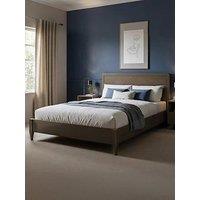 Xr Living Clara Wooden Shadow Ottoman Storage Bed - Oak - Double